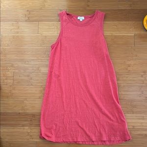 Coral Sleeveless Dress